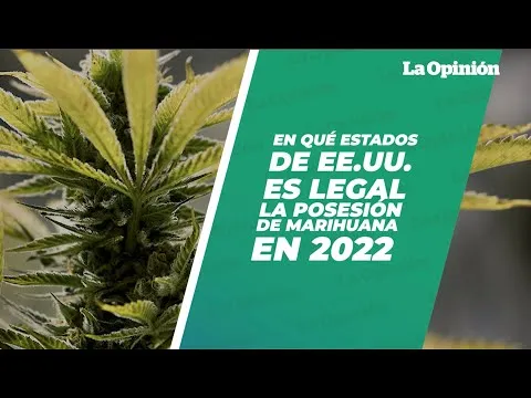 Estados donde es legal la marihuan usa 2022