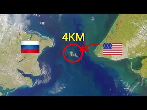 Que tan lejos esta rusia de estados unidos