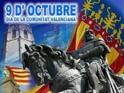 El 9 de octubre es el dia de la comunidad valenciana